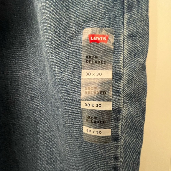 NWT Levi’s 550 Relaxed Jeans W38 L30 - Picture 12 of 14